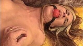 Naughty damsel in distress and sexy milf bondage of Konnie Simons porn video